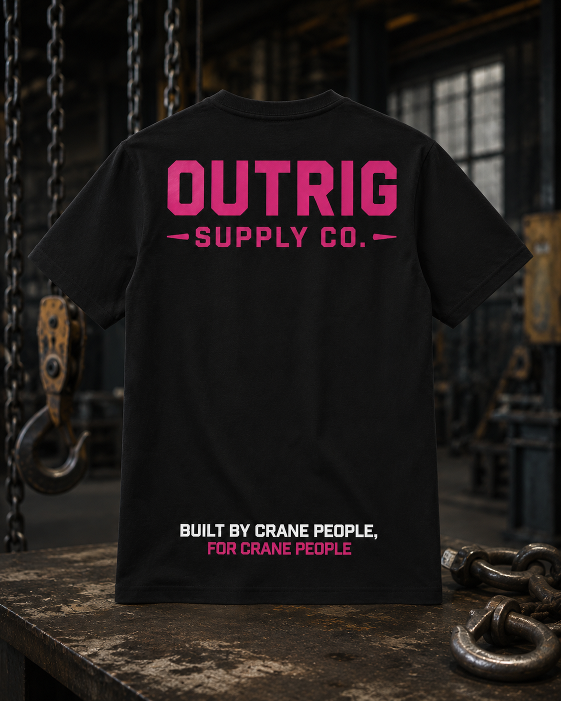 Additional product view of the black Outrig Women’s Heritage Badge Tee.