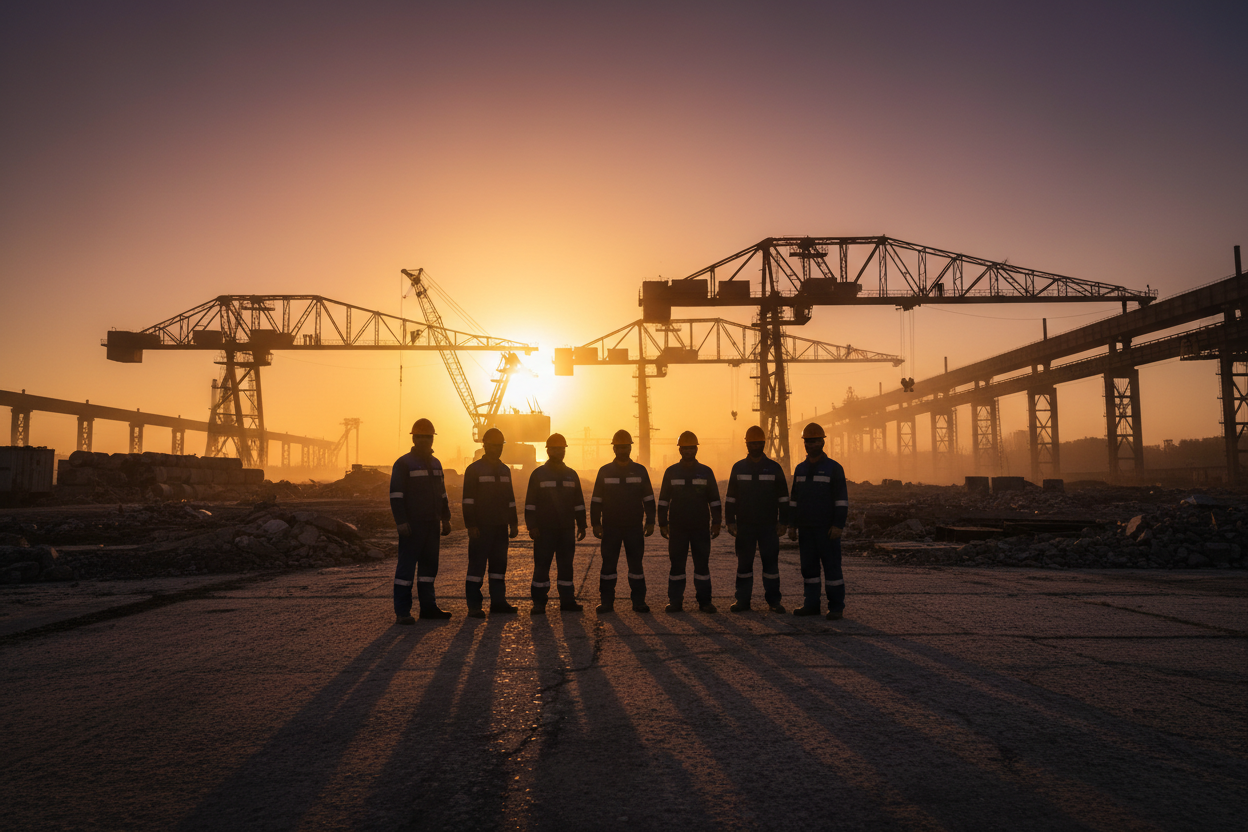 Real Teamwork - Crew Silhouette